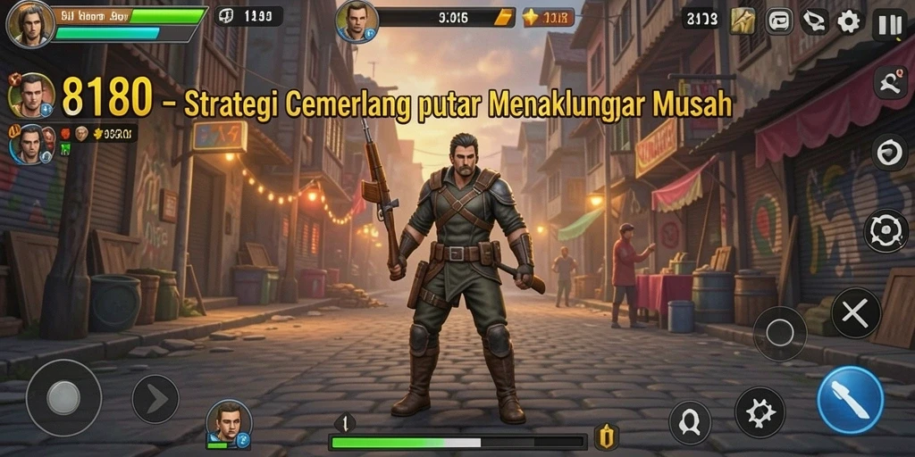 Tampilan gameplay menegangkan di 8180 dengan strategi yang mendalam.