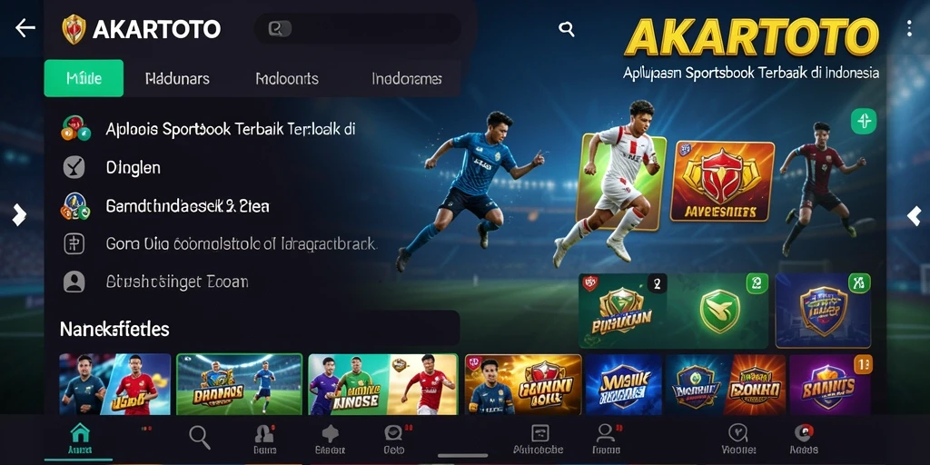 Tampilan menarik dari gameplay Sportsbook AKARTOTO.