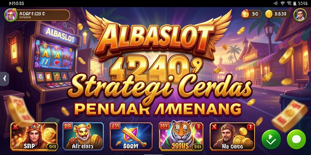 Tampilan gameplay ALBASLOT yang mendorong perencanaan strategi.