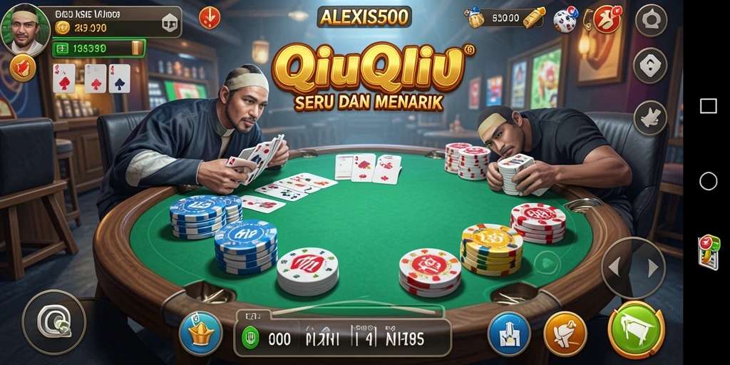 Tampilan gameplay QiuQiu yang menarik di ALEXIS500.
