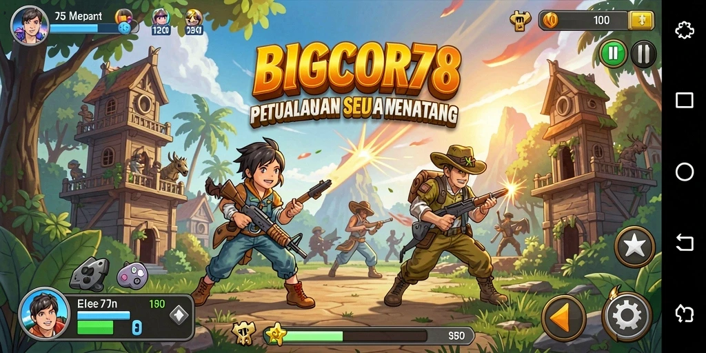 Tampilan gameplay BIGCOR78 yang seru dan mengesankan.