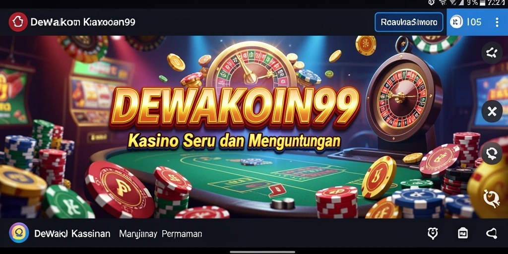 Tampilan gameplay menarik dari DEWAKOIN99 dalam aksi kasino.