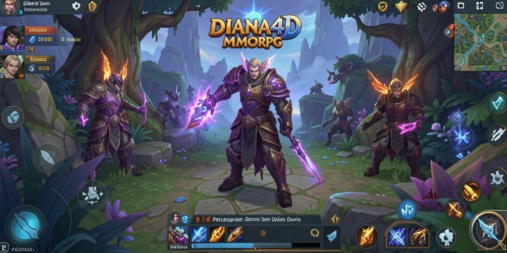 Tampilkan gameplay menegangkan dalam DIANA4D yang memukau.
