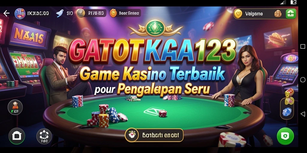 Tampilan permainan Kasino GATOTKACA123 yang menarik dan seru.