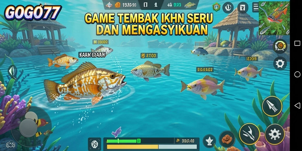 Tampilan gameplay seru dari GOGO77 yang penuh dengan warna dan tantangan.