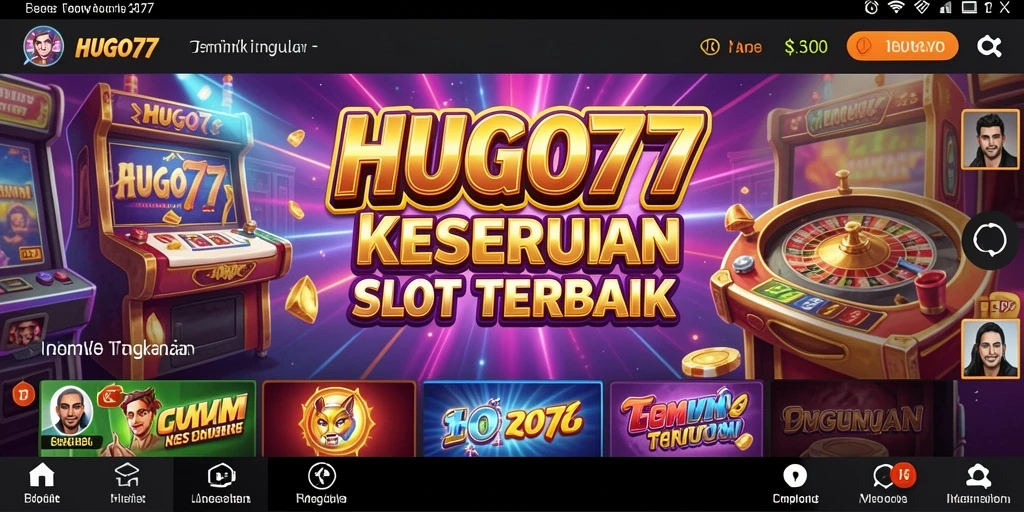 Screenshot gameplay HUGO77 dengan tema slot yang menarik.
