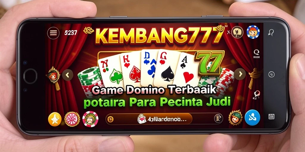 Tampilan gameplay seru dalam KEMBANG777 dengan Domino.