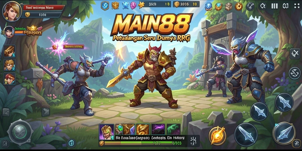 Tangkapan layar dari gameplay RPG yang mengasyikkan.