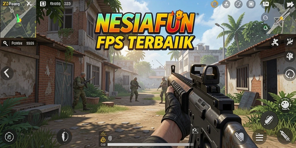 Screenshot <strong>NESIAFUN</strong> menampilkan aksi tembak-menembak yang intens dan grafis yang memukau.