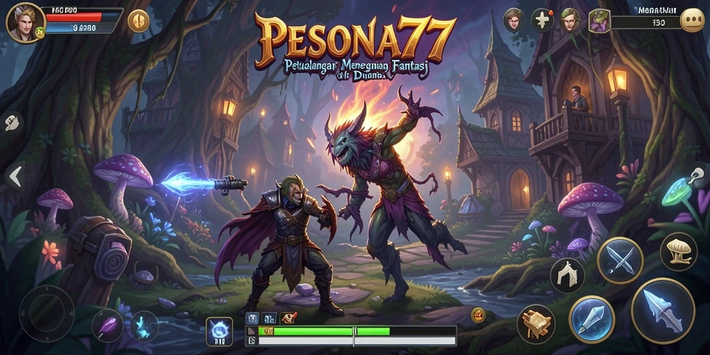 Tampilan gameplay PESONA77 yang seru dan penuh aksi.
