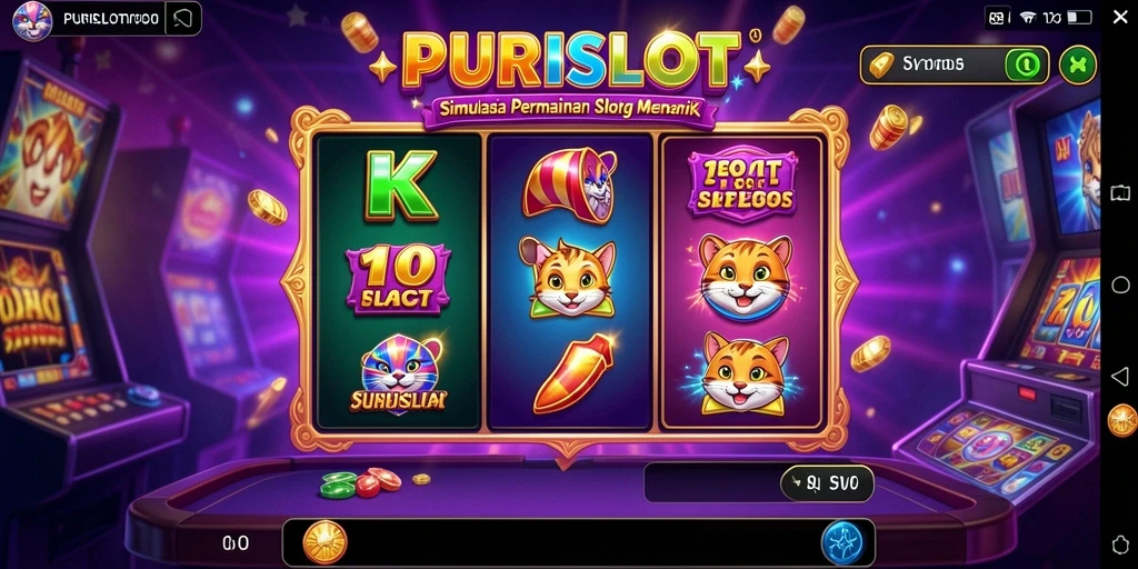 Tampilan gameplay menarik dari PURISLOT yang menggugah selera bermain.