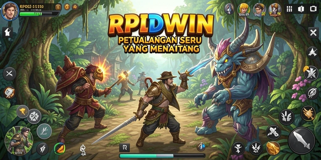 Tampilan gameplay RPIDWIN yang menantang dan menarik.