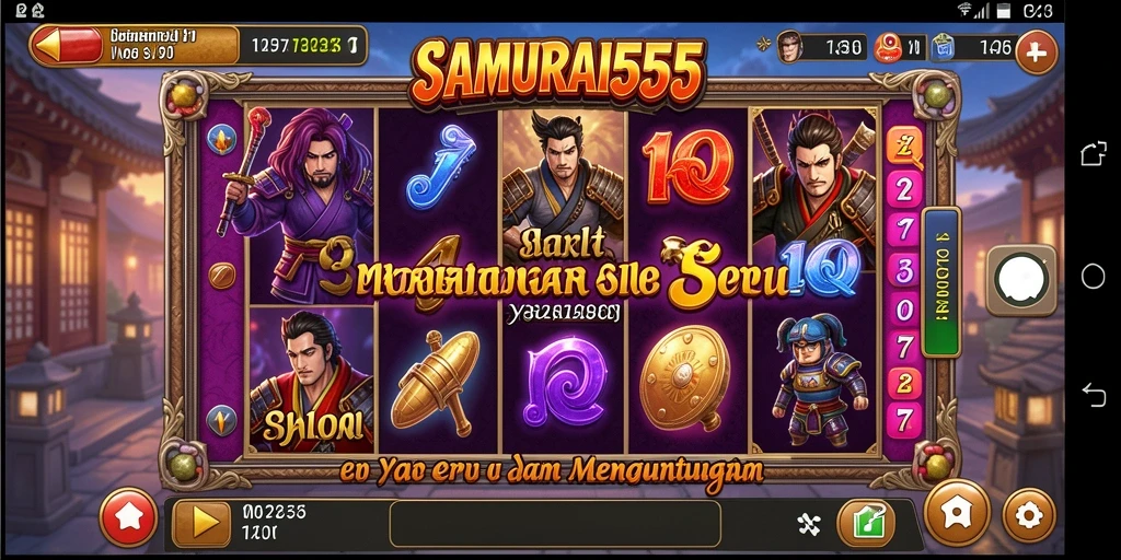 Tampilan menarik dari gameplay SAMURAI555 yang penuh warna dan keseruan.