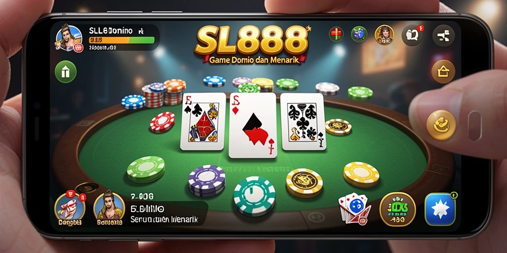 Screenshot gameplay SL888 menunjukkan aksi seru dalam permainan Domino.