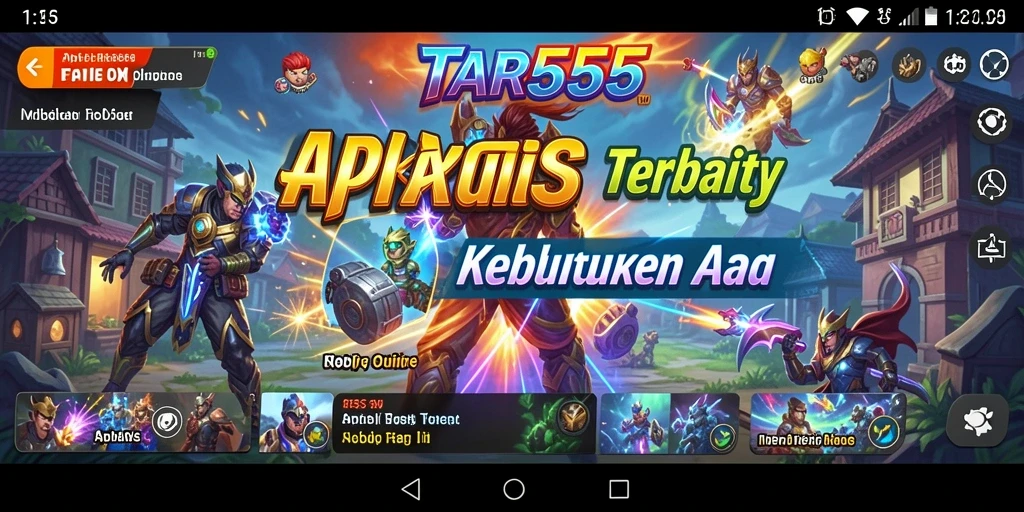 Screenshot TAR555 menampilkan antarmuka yang bersih dan fungsional.
